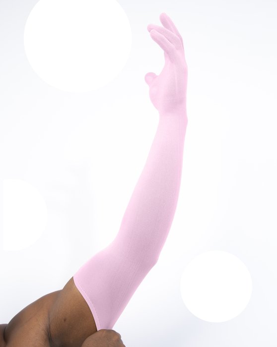 Seamless Gloves Armsocks - Light Pink
